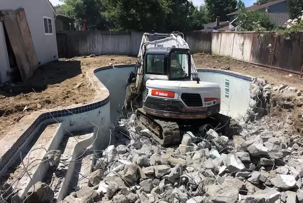 pool removal in Lebanon NJ